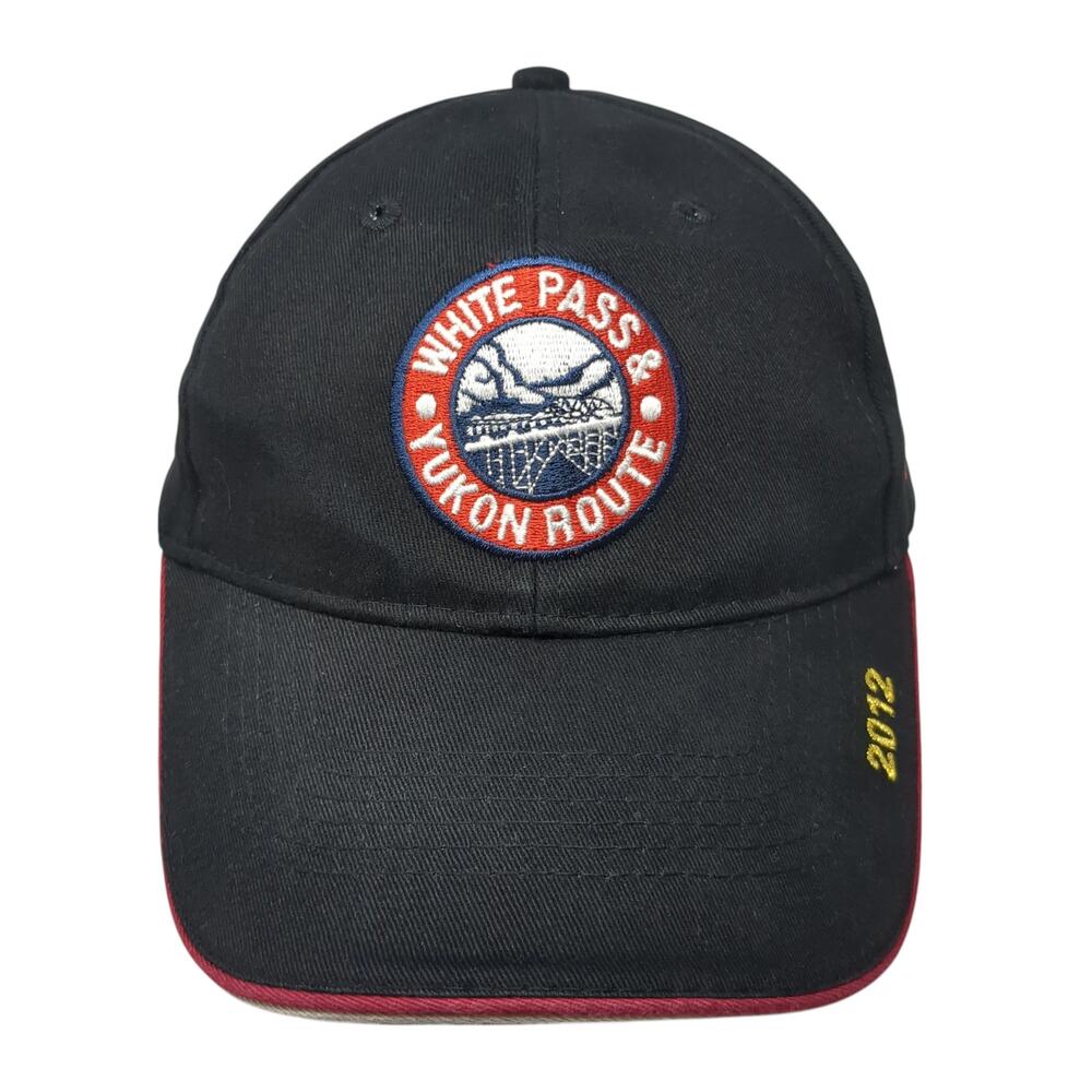 White Pass & Yukon Route 2012 Baseball Cap Black One Size Adjustable Embroidered